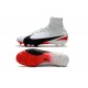 Nike Nuovo Scarpa Calcio Mercurial Superfly 5 FG Uomo Bianco Rosso Nero