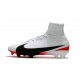 Nike Nuovo Scarpa Calcio Mercurial Superfly 5 FG Uomo Bianco Rosso Nero