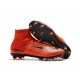 Nike Nuovo Scarpa Calcio Mercurial Superfly 5 FG Uomo Rosso Nero