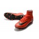 Nike Nuovo Scarpa Calcio Mercurial Superfly 5 FG Uomo Rosso Nero