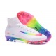 Nike Nuovo Scarpa Calcio Mercurial Superfly 5 FG Uomo Bianco Arcobaleno