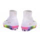 Nike Nuovo Scarpa Calcio Mercurial Superfly 5 FG Uomo Bianco Arcobaleno