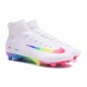 Nike Nuovo Scarpa Calcio Mercurial Superfly 5 FG Uomo Bianco Arcobaleno