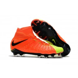 Scarpe Nike Hypervenom Phantom III Dynamic Fit FG Arancio Giallo