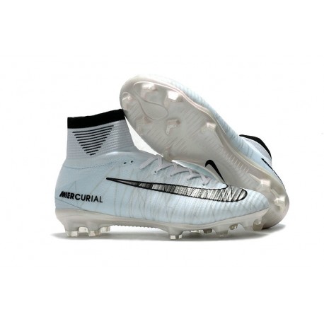 Scarpe da Calcio Ronaldo Nike Mercurial Superfly V CR7 FG ACC - Bianco Nero