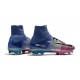 Scarpe da Calcio Nike Mercurial Superfly V FG ACC - Rosa Blu Nero