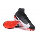 Scarpe da Calcio Nike Mercurial Superfly V FG ACC - Nero Bianco Rosso