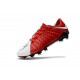 Scarpe Nike HyperVenom Phantom 3 FG ACC Rosso Bianco