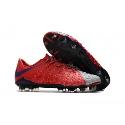 Scarpe Nike HyperVenom Phantom 3 FG ACC Rouge Gris