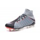 Scarpe Nike Hypervenom Phantom III Dynamic Fit FG Grigio Nero