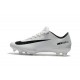 Nike Scarpa da Calcio Mercurial Vapor XI FG ACC - Bianco Nero