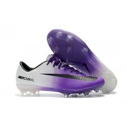 Nike Scarpa da Calcio Mercurial Vapor XI FG ACC - Viola Bianco Nero