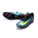 Nike Scarpa da Calcio Mercurial Vapor XI FG ACC - Blu Giallo