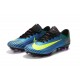 Nike Scarpa da Calcio Mercurial Vapor XI FG ACC - Blu Giallo