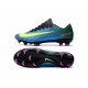 Nike Scarpa da Calcio Mercurial Vapor XI FG ACC - Blu Giallo