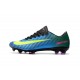 Nike Scarpa da Calcio Mercurial Vapor XI FG ACC - Blu Giallo