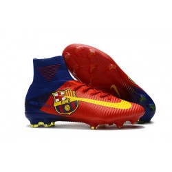 Scarpe da Calcio Nike Mercurial Superfly V FG Barcelona Rosso