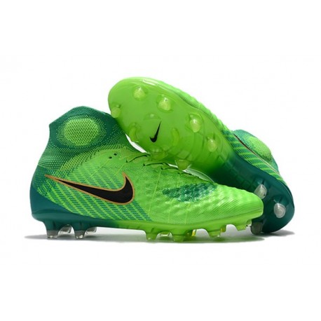 Scarpa Calcio Nuovo 2017 Nike Magista Obra II FG - Verde Nero