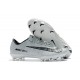 Nike Cristiano Ronaldo Scarpa da Calcio Mercurial Vapor XI FG ACC - Bianco Nero