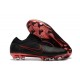 Scarpe Nike Mercurial Vapor Flyknit Ultra FG - Nero Rosso