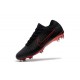 Scarpe Nike Mercurial Vapor Flyknit Ultra FG - Nero Rosso