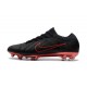 Scarpe Nike Mercurial Vapor Flyknit Ultra FG - Nero Rosso