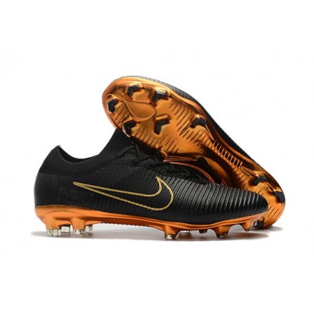 Scarpe Nike Mercurial Vapor Flyknit Ultra FG - Nero Oro