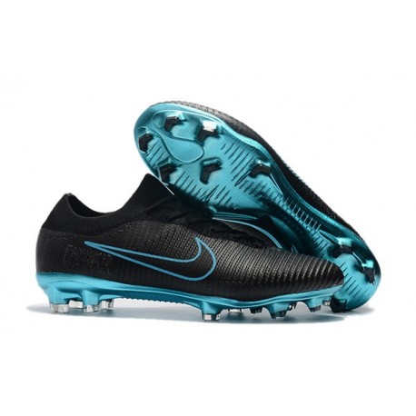 Scarpe Nike Mercurial Vapor Flyknit Ultra FG - Nero Blu