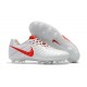 Nike Scarpa Calcio Uomo Tiempo Legend VII FG - Bianco Rosso 