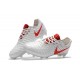 Nike Scarpa Calcio Uomo Tiempo Legend VII FG - Bianco Rosso 