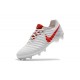 Nike Scarpa Calcio Uomo Tiempo Legend VII FG - Bianco Rosso 