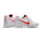 Nike Scarpa Calcio Uomo Tiempo Legend VII FG - Bianco Rosso 