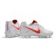 Nike Scarpa Calcio Uomo Tiempo Legend VII FG - Bianco Rosso 