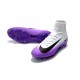 Nike Mercurial Superfly 5 FG Nuove Scarpa da Calcio - Bianco Viola