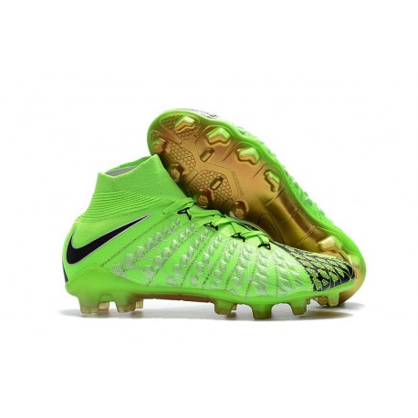 Nike Scarpa Calcio Hypervenom Phantom 3 DF FG Verde Nero