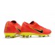 Scarpe Nike Mercurial Vapor Flyknit Ultra FG - Rosso Giallo