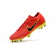 Scarpe Nike Mercurial Vapor Flyknit Ultra FG - Rosso Giallo