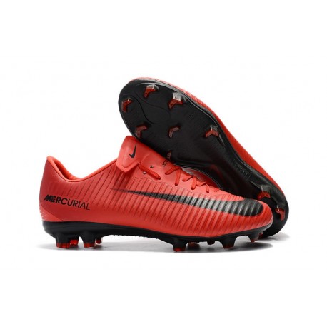 Nike Mercurial Vapor XI FG Nuova Scarpa da Calcio - Rosso Nero