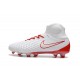 Scarpa Calcio Nuovo 2017 Nike Magista Obra II FG - Bianco Rosso