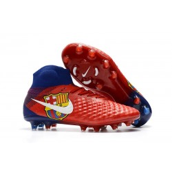 Nike Magista Obra 2 FG Scarpe da Calcio Barcelona Rosso