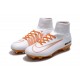 Nike Mercurial Superfly 5 FG Nuove Scarpa da Calcio - Bianco Arancio