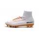 Nike Mercurial Superfly 5 FG Nuove Scarpa da Calcio - Bianco Arancio