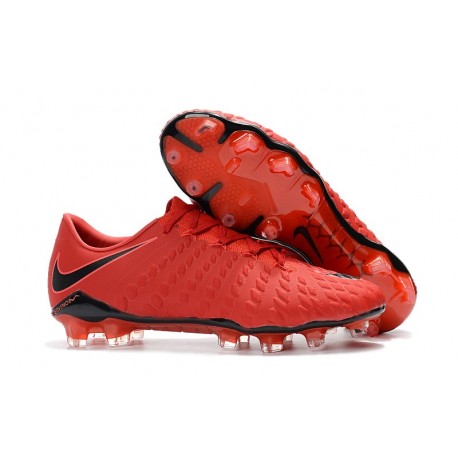 Nike Hypervenom Phantom III Fg Uomo Scarpa - Rosso Nero