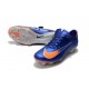 Nike Mercurial Vapor XI FG Nuova Scarpa da Calcio - Blu Arancio