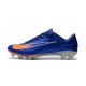 Nike Mercurial Vapor XI FG Nuova Scarpa da Calcio - Blu Arancio