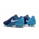 Scarpini da Calcio Nike Magista Opus 2 FG Uomo Blu Bianco