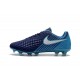 Scarpini da Calcio Nike Magista Opus 2 FG Uomo Blu Bianco