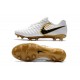 Nike Tiempo Legend 7 FG Scarpa da Calcio Uomo - Bianco Oro