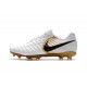 Nike Tiempo Legend 7 FG Scarpa da Calcio Uomo - Bianco Oro