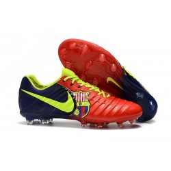 Nike Tiempo Legend 7 FG Scarpa da Calcio Barcelona Rosso